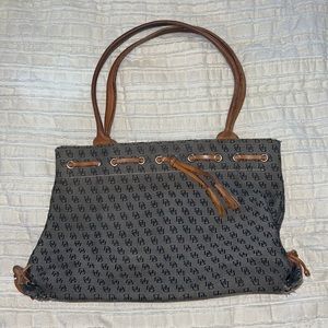 Dooney and Bourke Monogram Canvas Tote